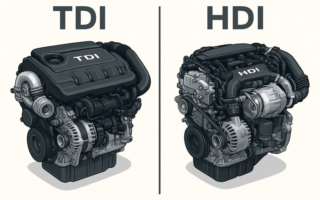 Comparación entre motores TDI y HDI.